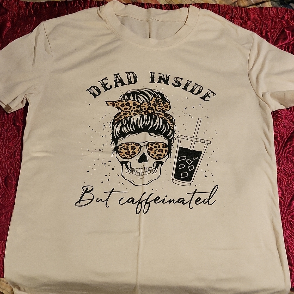 Women's Cream Graphic Tee - Short Sleeve